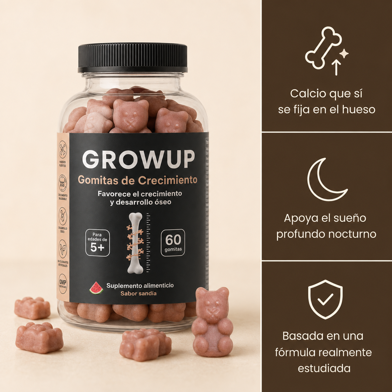 GrowUp Gomitas de Crecimiento