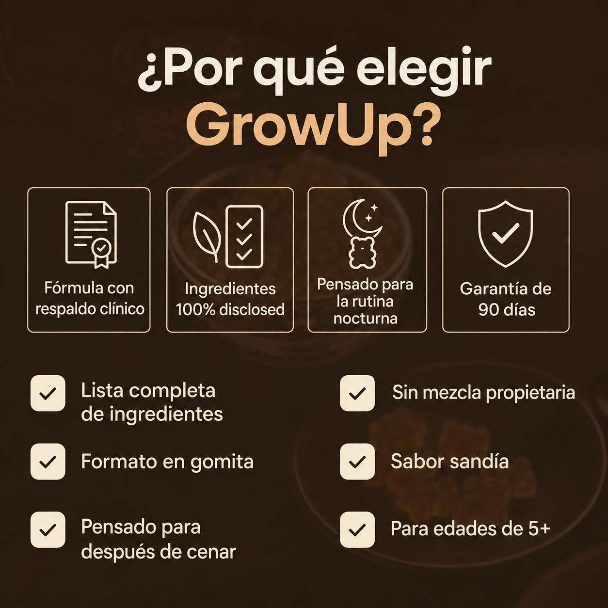 GrowUp Gomitas de Crecimiento