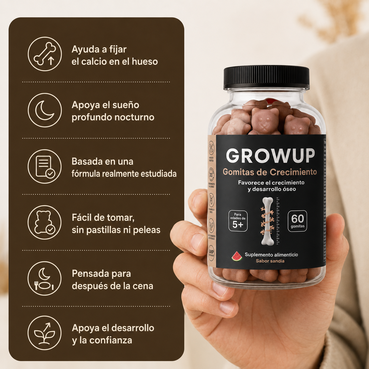 GrowUp Gomitas de Crecimiento